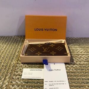 Louis Vuitton Brown Monogram Canvas Card Holder Pouch